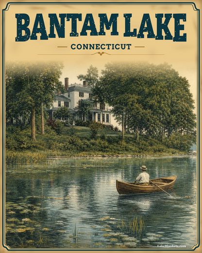 Bantam Lake Photoesc Premium Sherpa Fleece blanket design