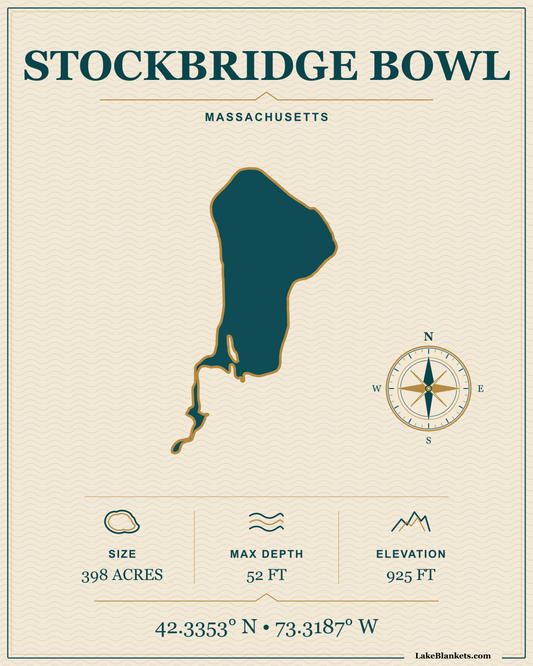 Stockbridge Bowl Minimalist Navigation Premium Lightweight Fleece blanket design
