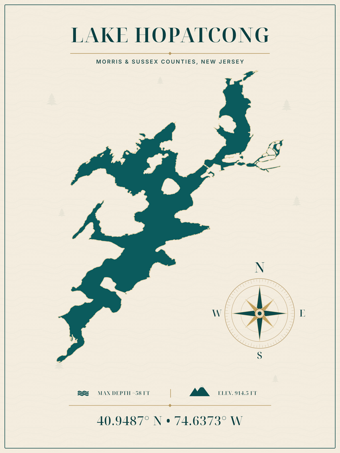 Lake Hopatcong Minimalist